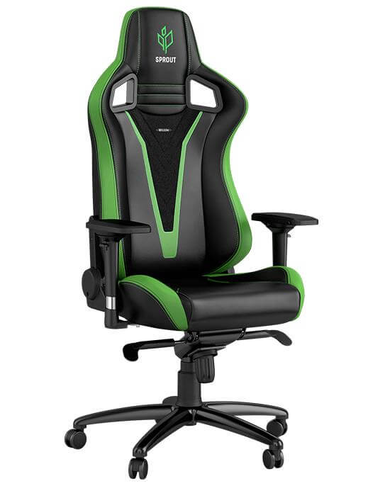 noblechairs epic black green