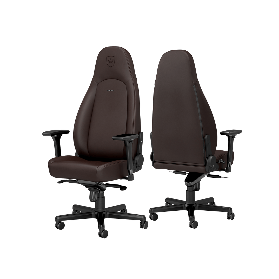 Icon black gaming discount chair by noblechairs