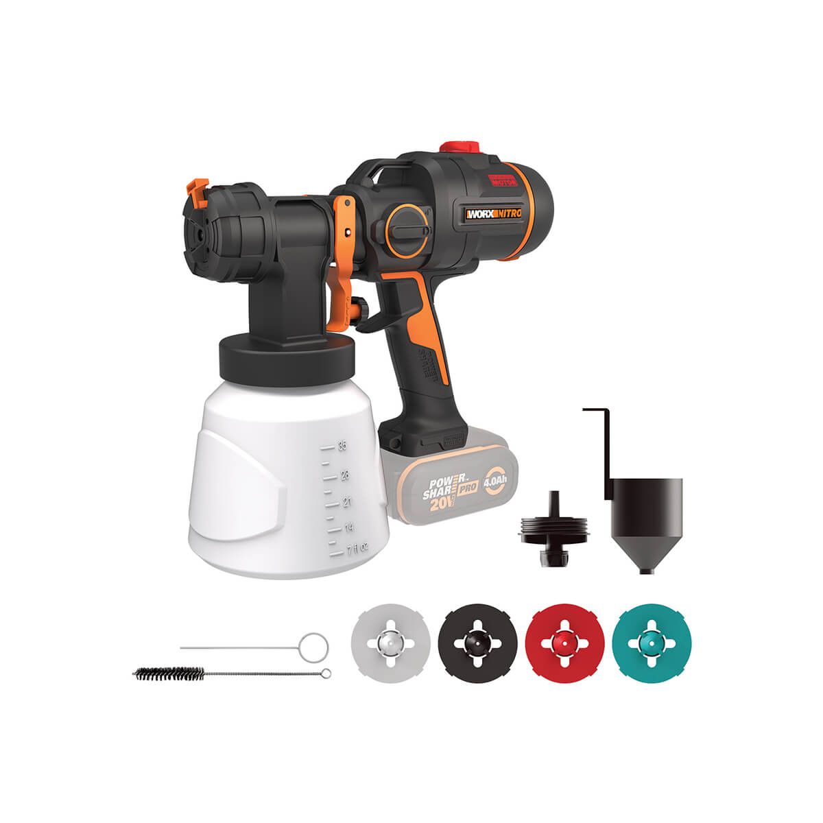 WORX WX020.9 ONLINE PAINT SPRAY GUNS buy low price in online