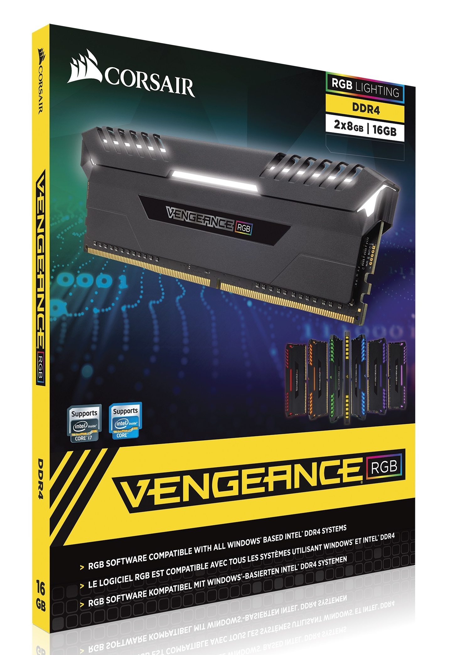 Corsair Vengeance RGB PRO Series 16GB (2x 8GB) DDR4 2666 MHz CL16