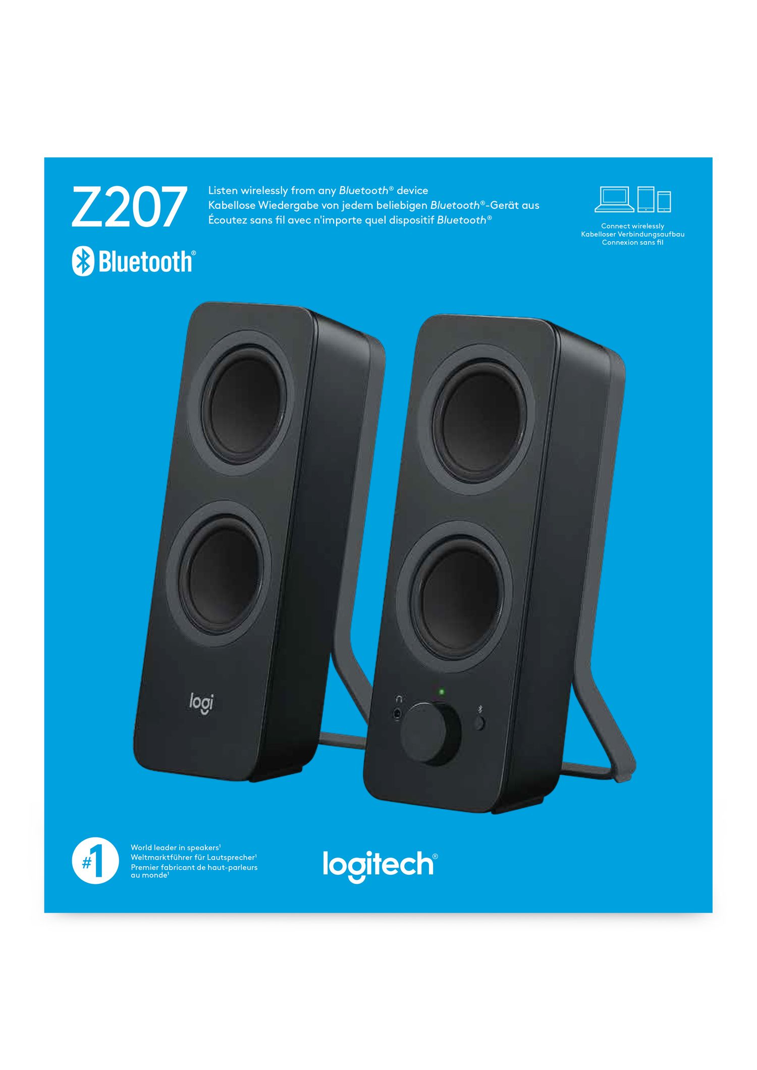 LOGITECH - Multimedia Haut parleur Z207 - Noir