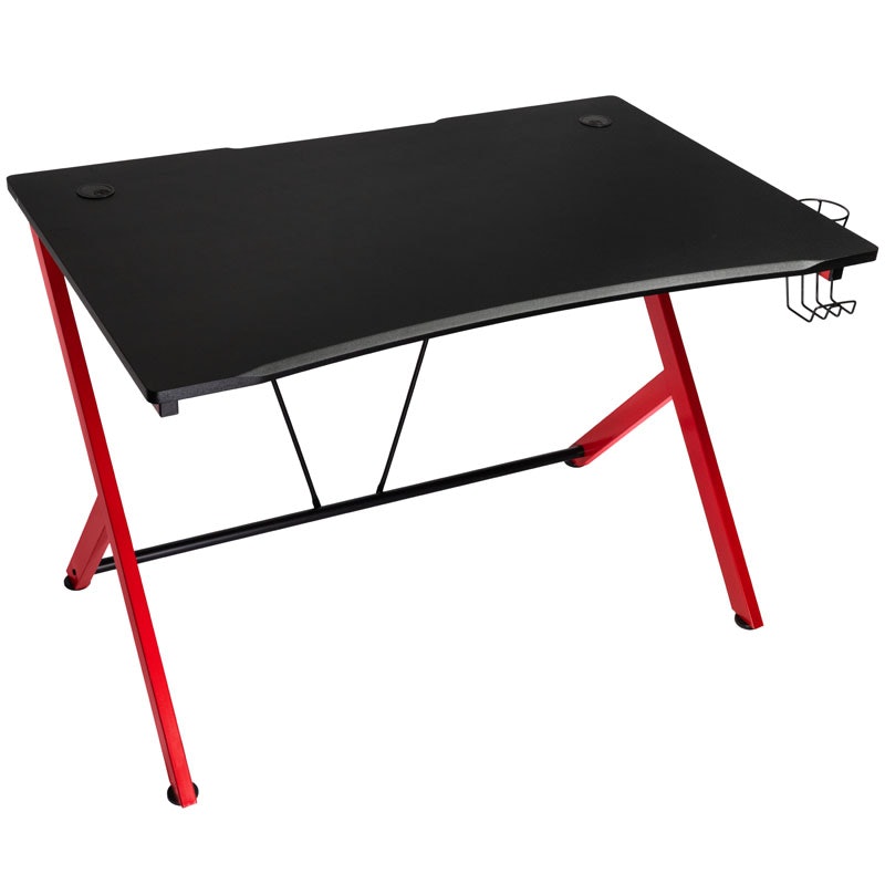 red and black gaming desks